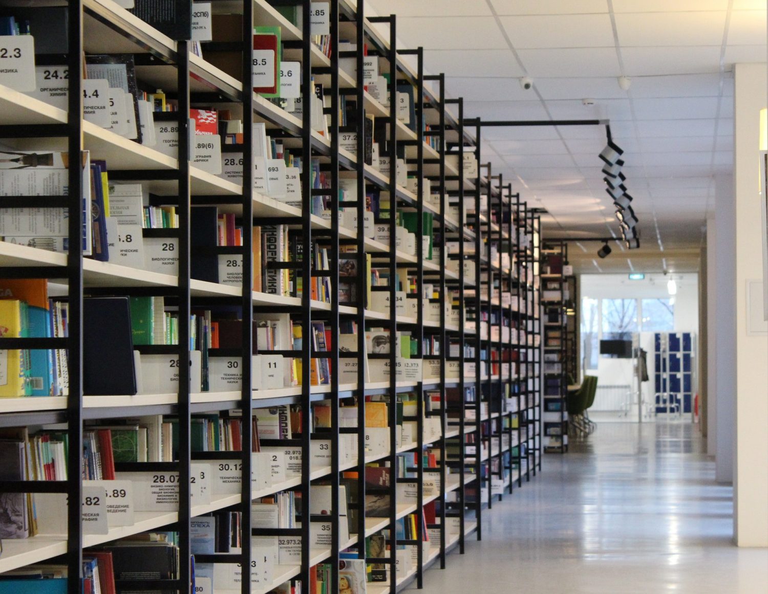Regały do biblioteki: metalowe półki do przechowywania książek